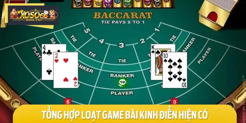 Tổng hợp loạt game bài kinh điển hiện có