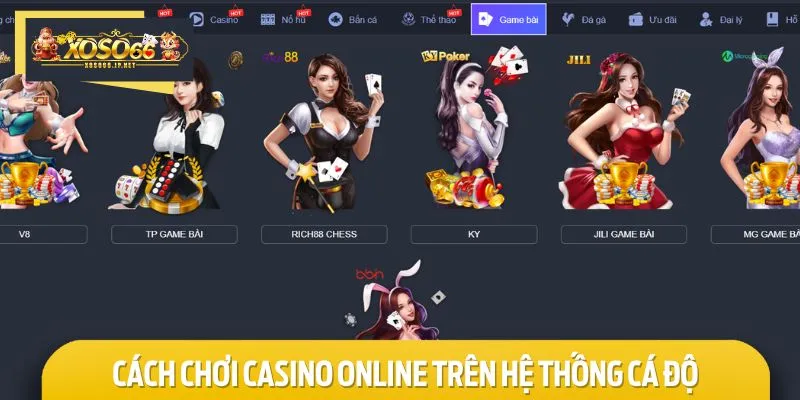 Cách chơi casino online trên hệ thống cá độ