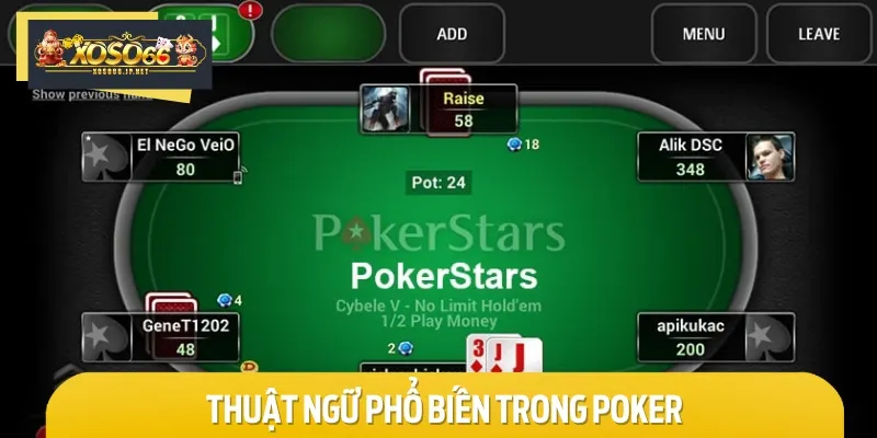 Các thuật ngữ thường gặp mà bạn cần nhớ khi tìm hiểu cách chơi Poker