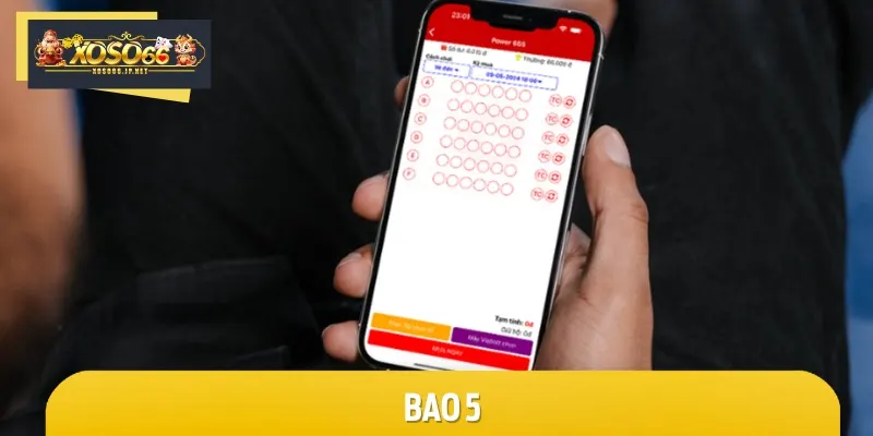 Đối với cách chơi xổ số Power 6/55 bao 5, bạn sẽ phải chọn 5 số
