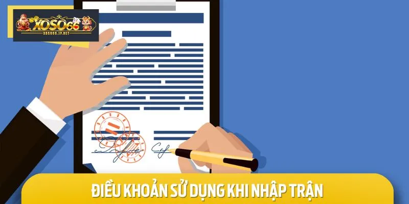 Điều khoản sử dụng khi nhập trận