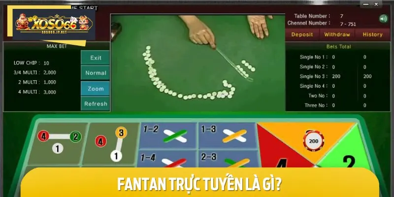 Fantan trực tuyến là trò chơi cá cược phổ biến tại các sòng bạc online