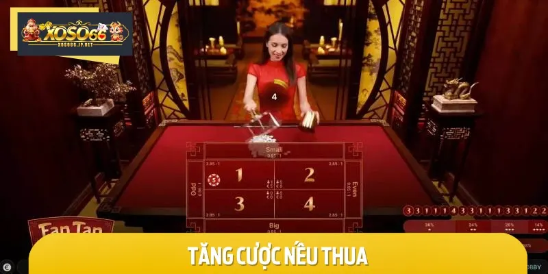 Nếu thua lỗ liên tục, bạn nên tăng cược để thử vận may