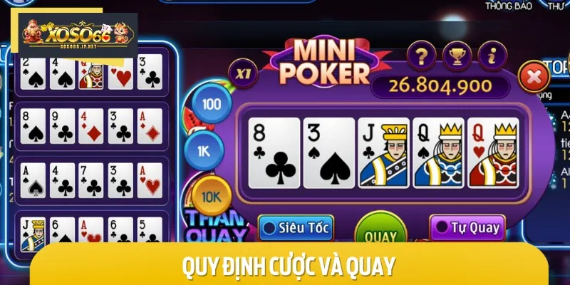 Quy định quay thưởng một ván cược dành cho người mới